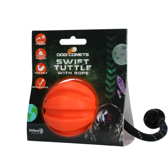 Dog Comets Swift Tuttle Orange – Hundeball mit Seil